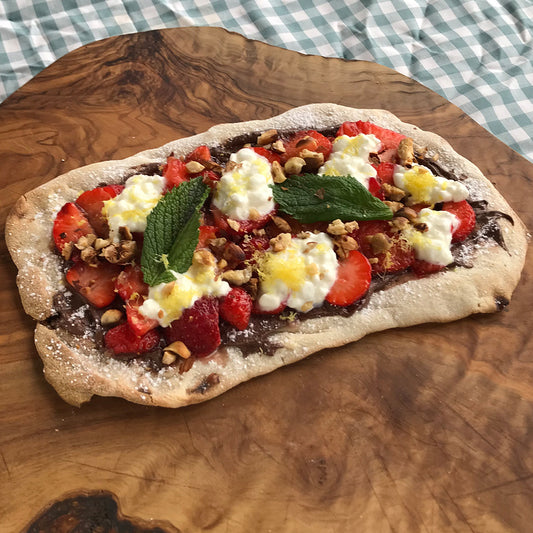 De Pizza Club - Pinsella Fragole e Nutella Recept